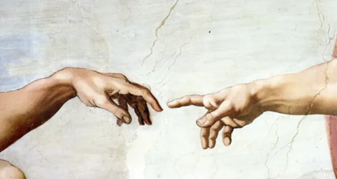 “CREAZIONE DI ADAMO” MICHELANGELO: IL SIGNIFICATO NASCOSTO DEL VUOTO TRA LE DITA